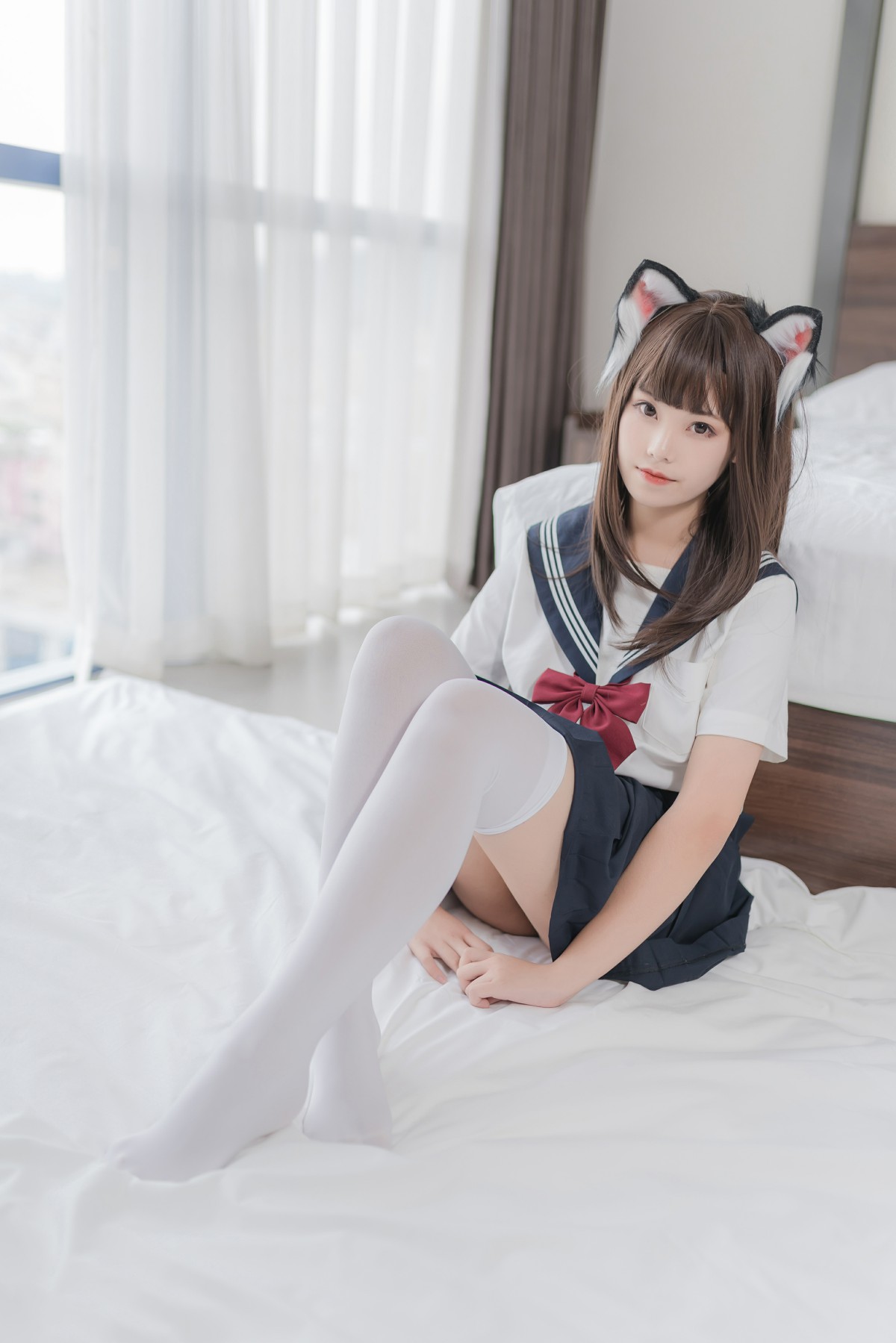 喵糖映画 VOL.002 JK白丝 – COSPLAY