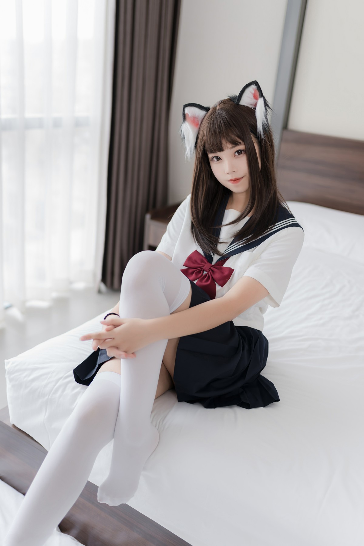 喵糖映画 VOL.002 JK白丝 – COSPLAY