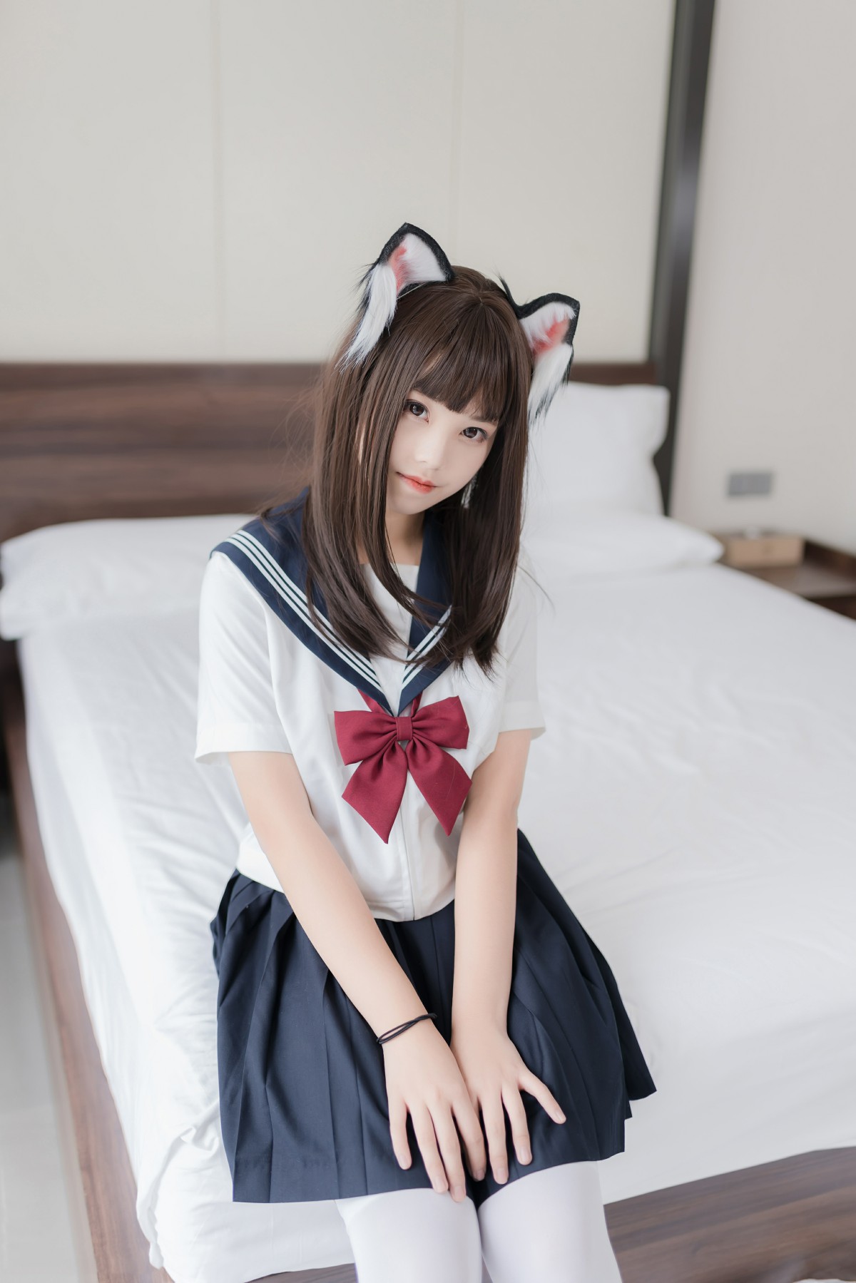 喵糖映画 VOL.002 JK白丝 – COSPLAY