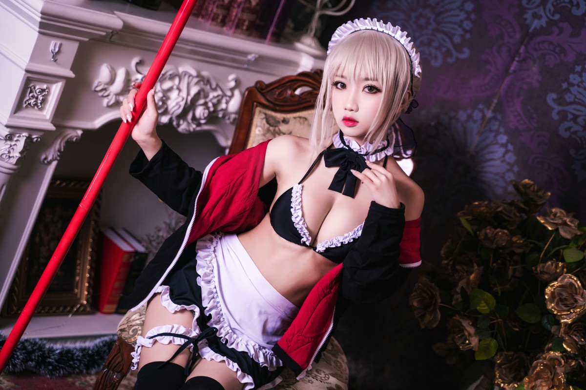 [Cosplay]鬼畜瑶在不在 – 黑呆女仆 – COSPLAY