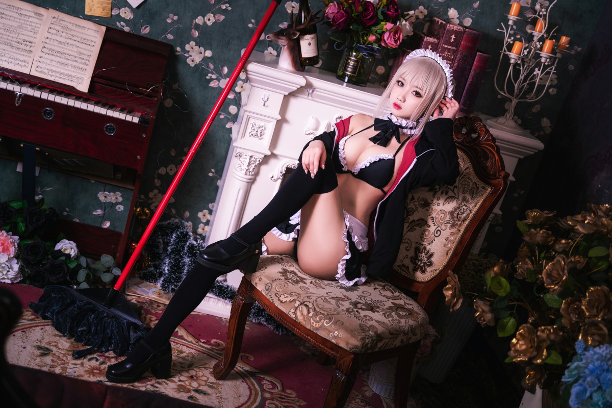 [Cosplay]鬼畜瑶在不在 – 黑呆女仆 – COSPLAY
