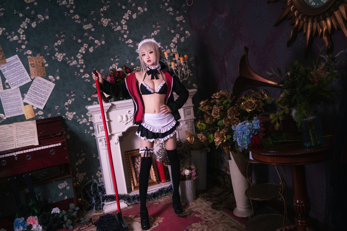 [Cosplay]鬼畜瑶在不在 – 黑呆女仆 – COSPLAY