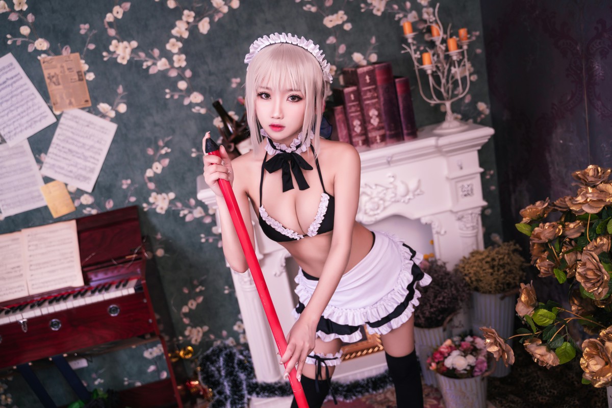 [Cosplay]鬼畜瑶在不在 – 黑呆女仆 – COSPLAY