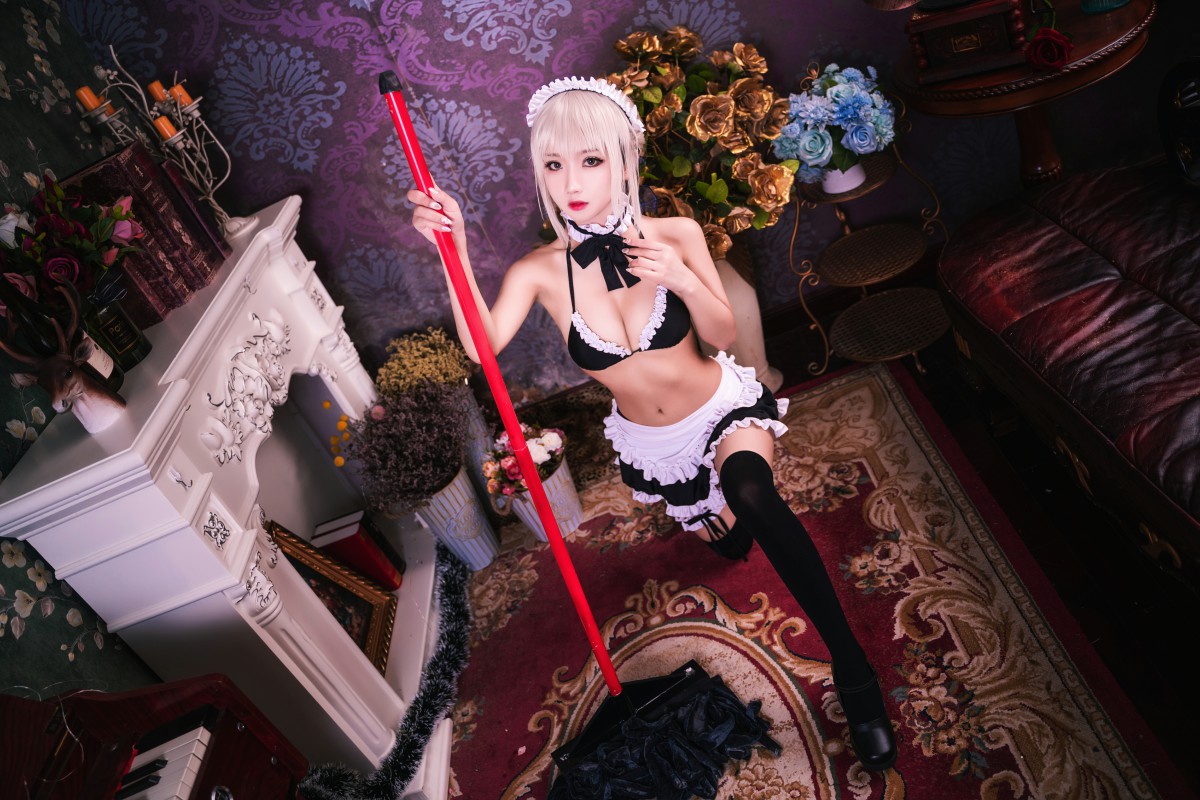 [Cosplay]鬼畜瑶在不在 – 黑呆女仆 – COSPLAY