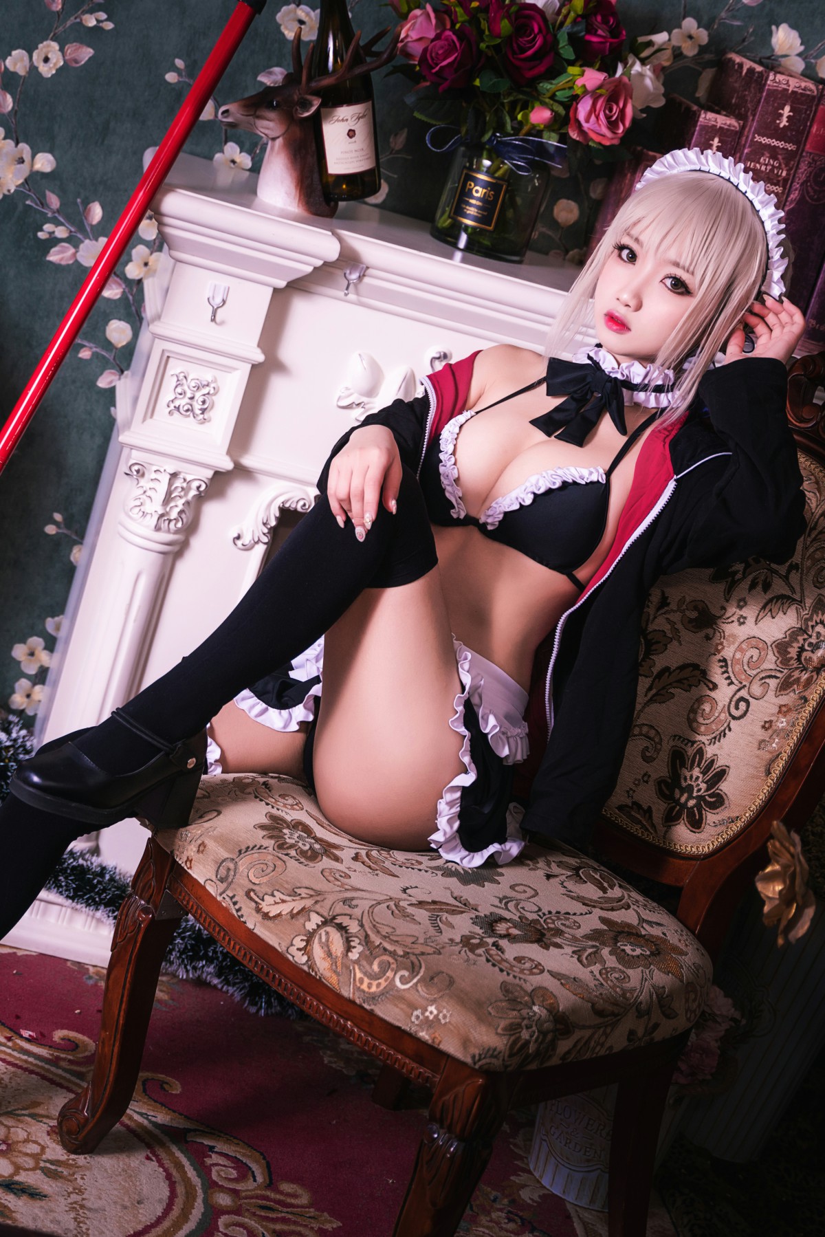 [Cosplay]鬼畜瑶在不在 – 黑呆女仆 – COSPLAY