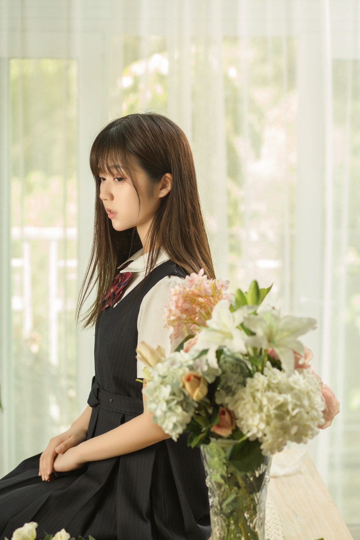 [喵糖映画]VOL.004 镜酱 文静学妹 – COSPLAY