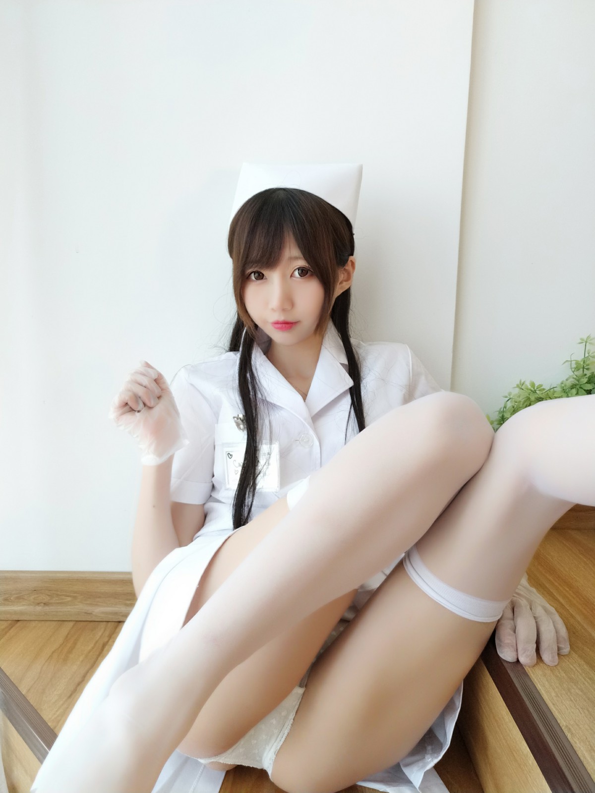 [Cosplay]NAGISA魔物喵–自摄系列 NO.002 白丝护士 – COSPLAY