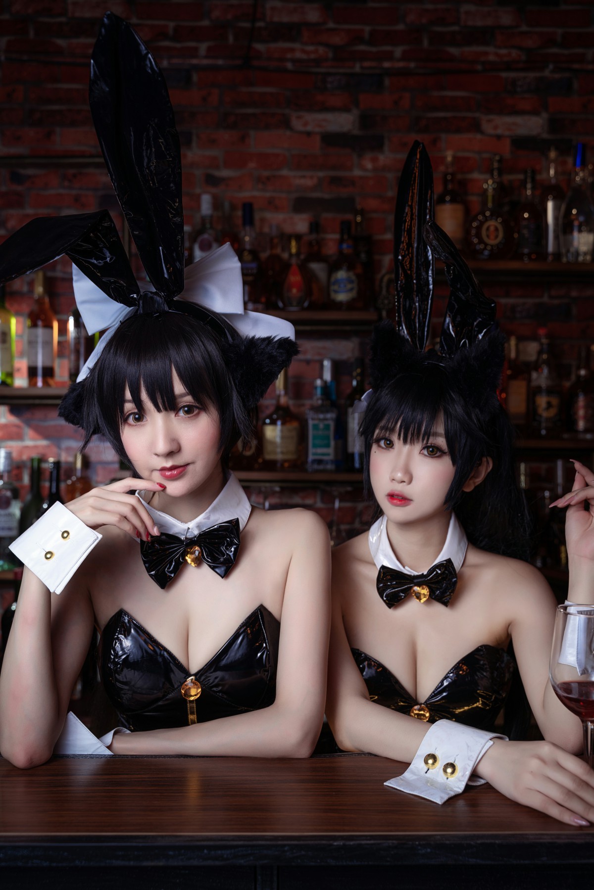 [Cosplay]鬼畜瑶在不在 – 黑色同人兔女郎 – COSPLAY