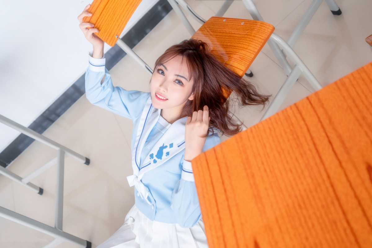 [喵糖映画]VOL.009 小黄鸭与白丝 – COSPLAY