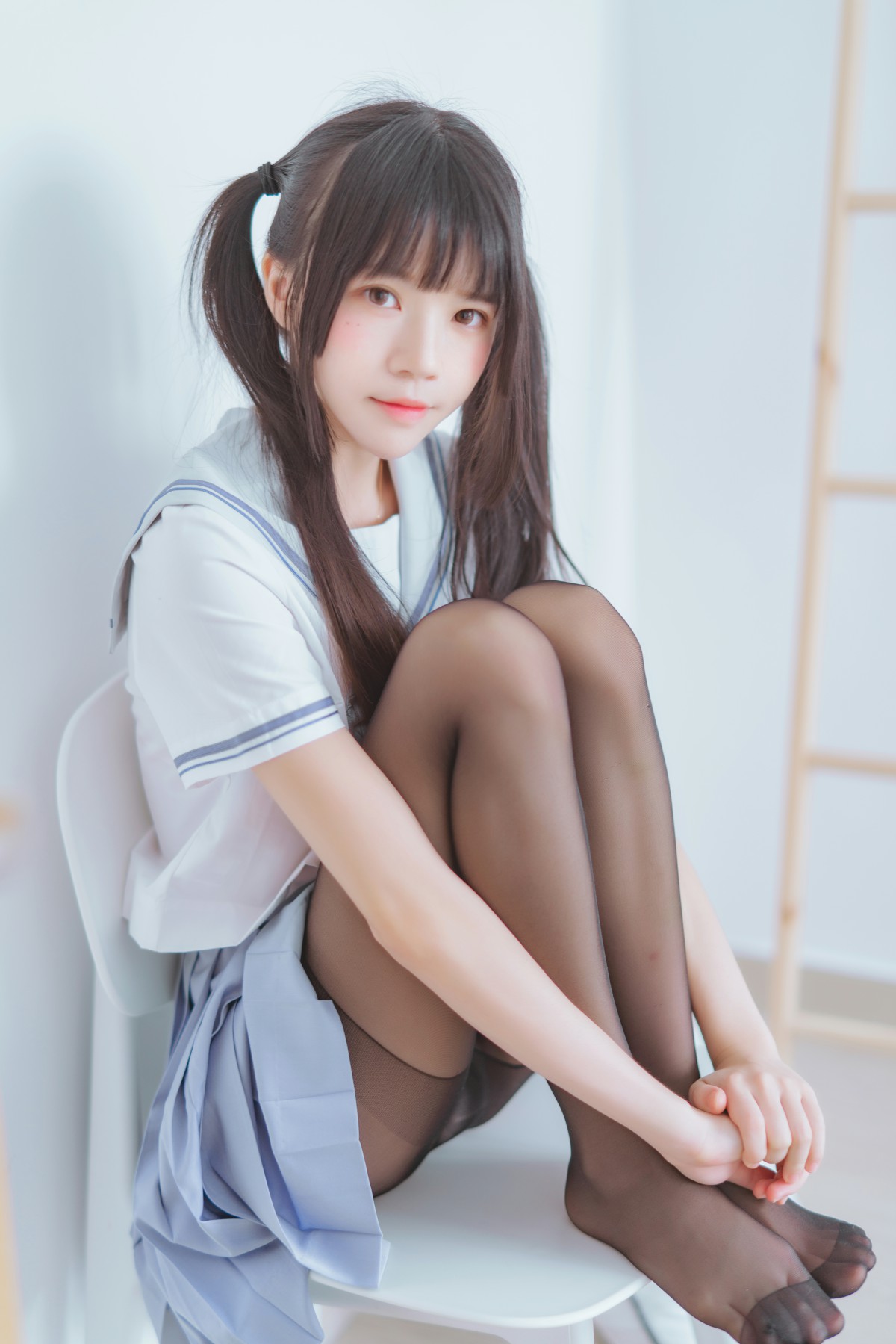 [Cosplay]桜桃喵 – 校服黑丝 – COSPLAY