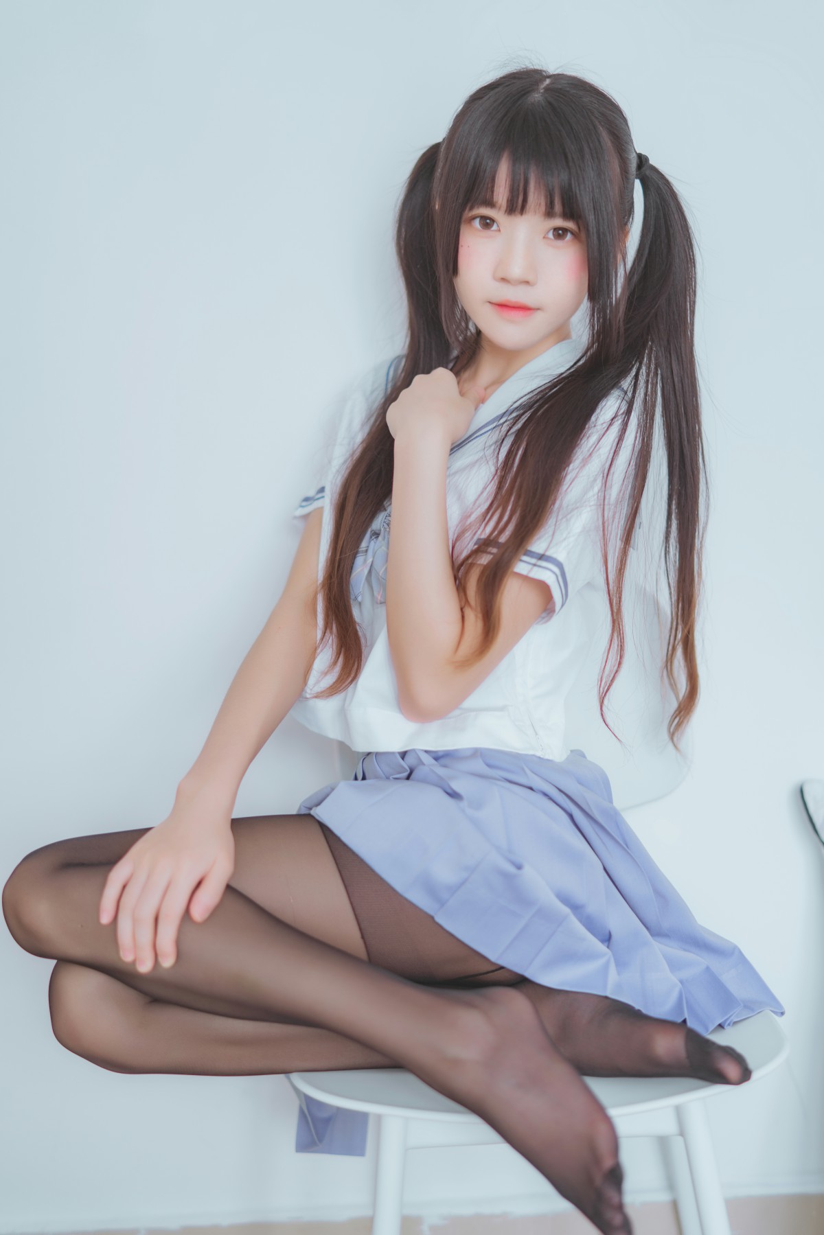 [Cosplay]桜桃喵 – 校服黑丝 – COSPLAY