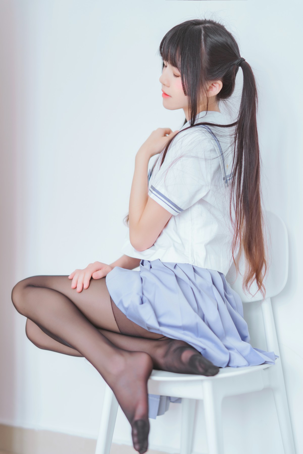 [Cosplay]桜桃喵 – 校服黑丝 – COSPLAY