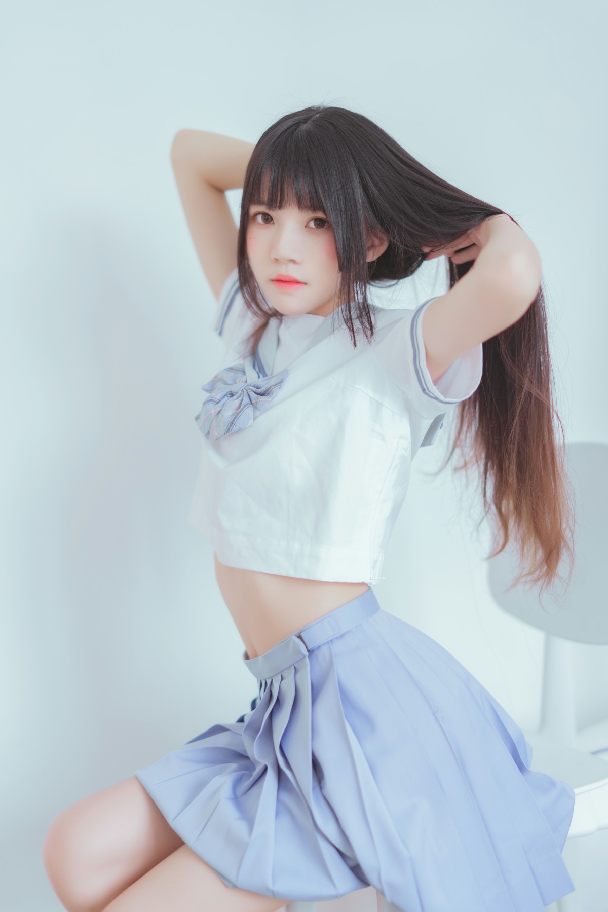 [Cosplay]桜桃喵 – 校服黑丝 – COSPLAY