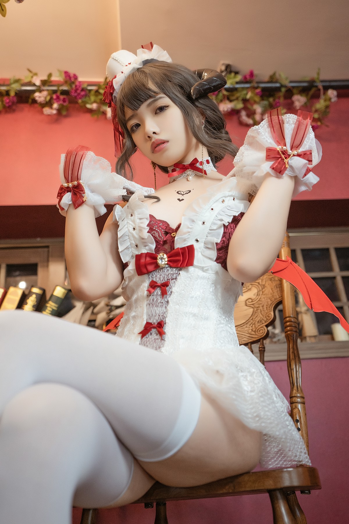 [Cosplay]雯妹不讲道理 – 魅魔 Elegant d – COSPLAY