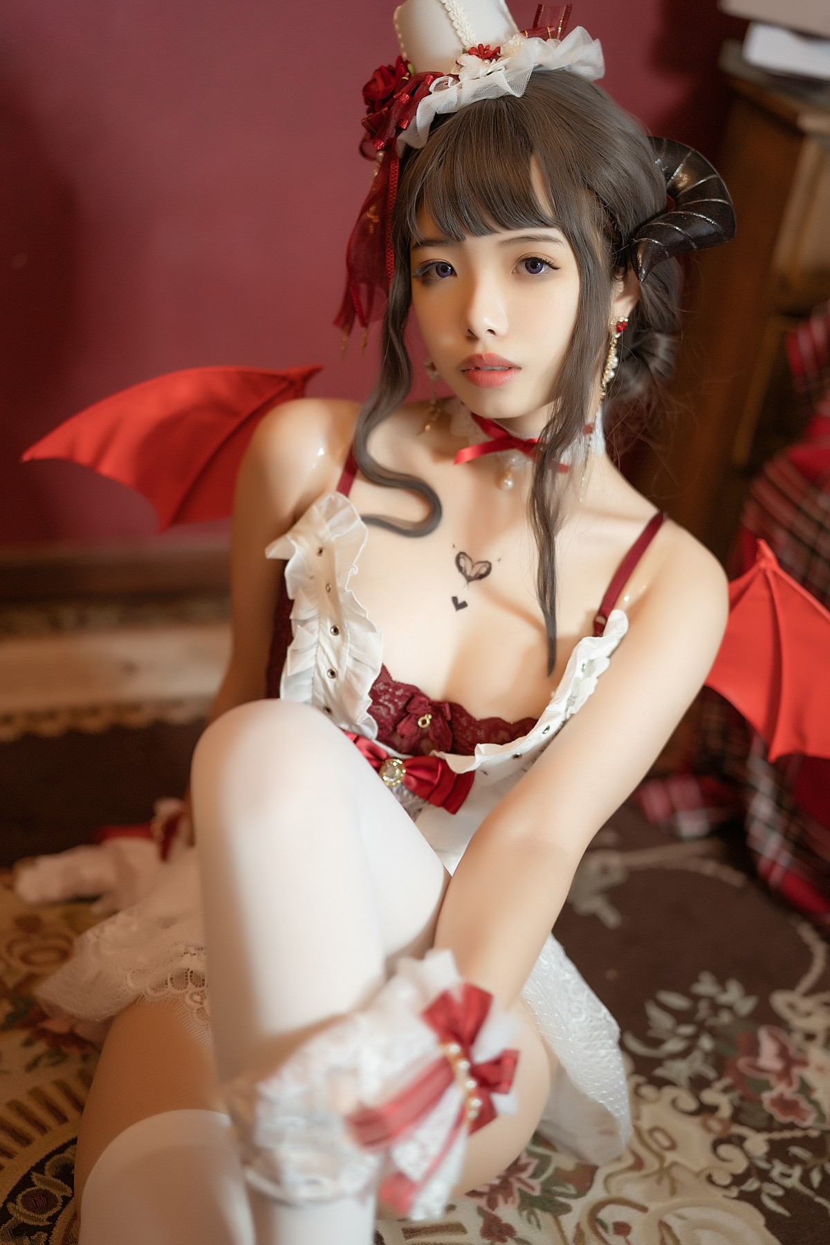 [Cosplay]雯妹不讲道理 – 魅魔 Elegant d – COSPLAY