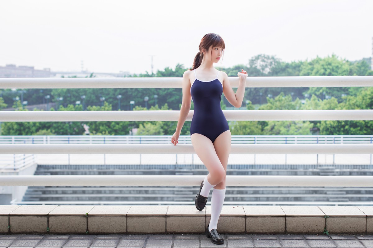 [Cosplay]雯妹不讲道理 – JK 白丝 死库水 – COSPLAY