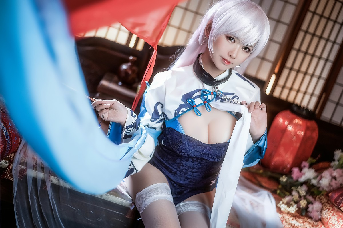 [Cosplay]鳗鱼霏儿 – 碧蓝华裳 贝姐 – COSPLAY