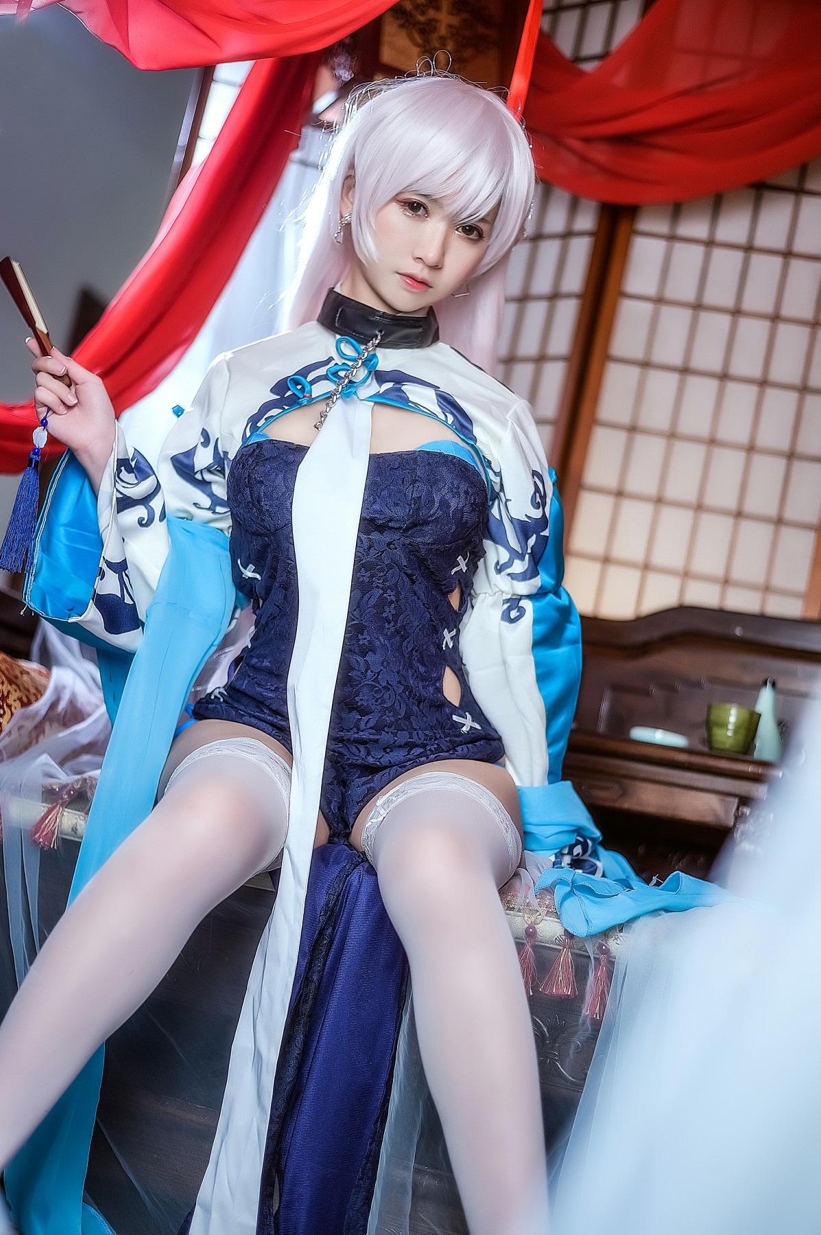 [Cosplay]鳗鱼霏儿 – 碧蓝华裳 贝姐 – COSPLAY