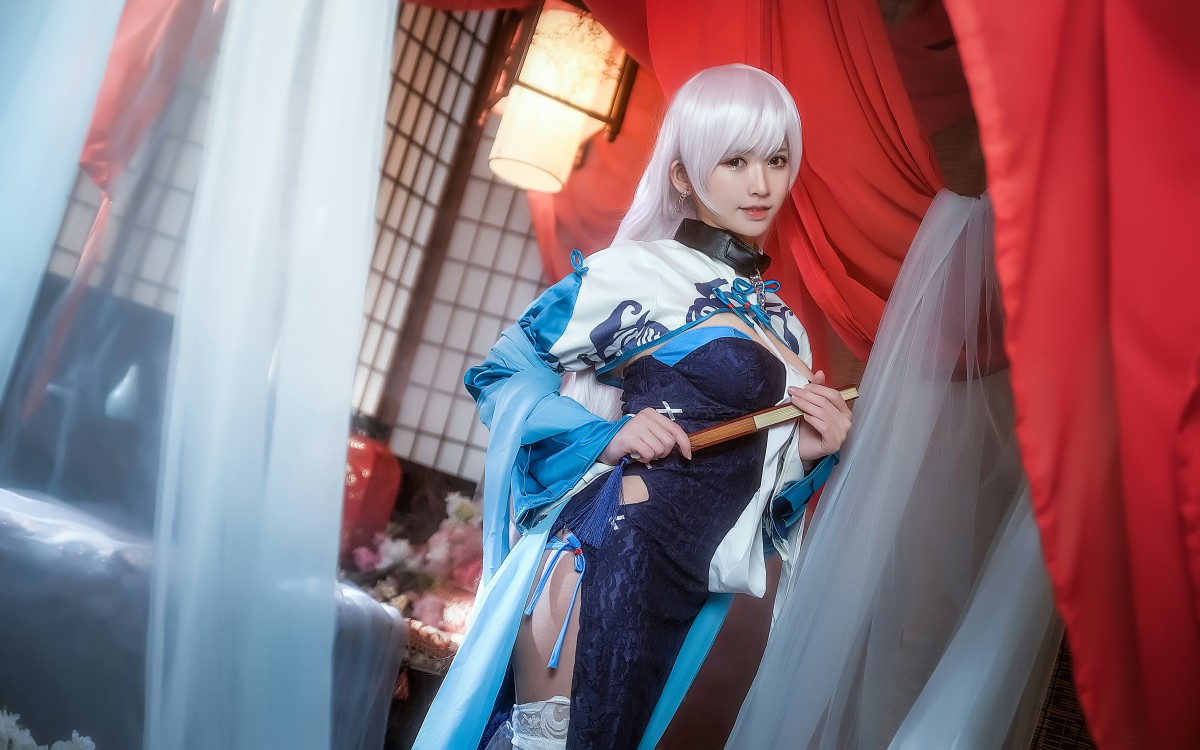 [Cosplay]鳗鱼霏儿 – 碧蓝华裳 贝姐 – COSPLAY