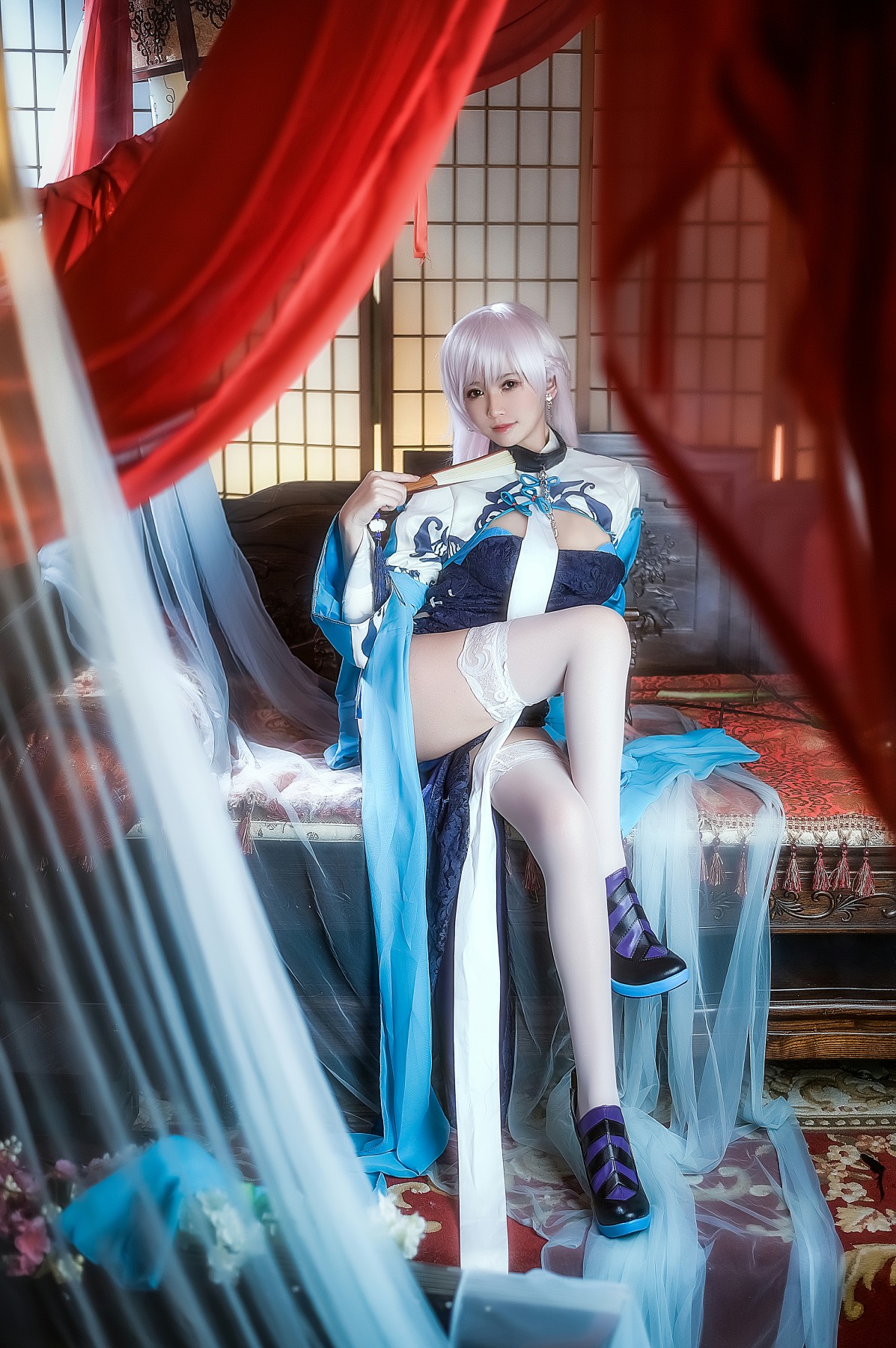 [Cosplay]鳗鱼霏儿 – 碧蓝华裳 贝姐 – COSPLAY