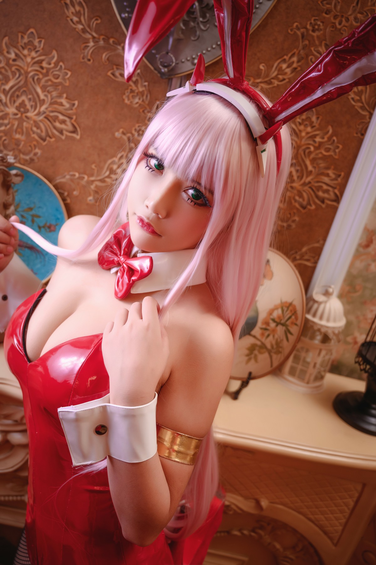 [Cosplay]抱走莫子 – 02 网袜兔女郎 – COSPLAY
