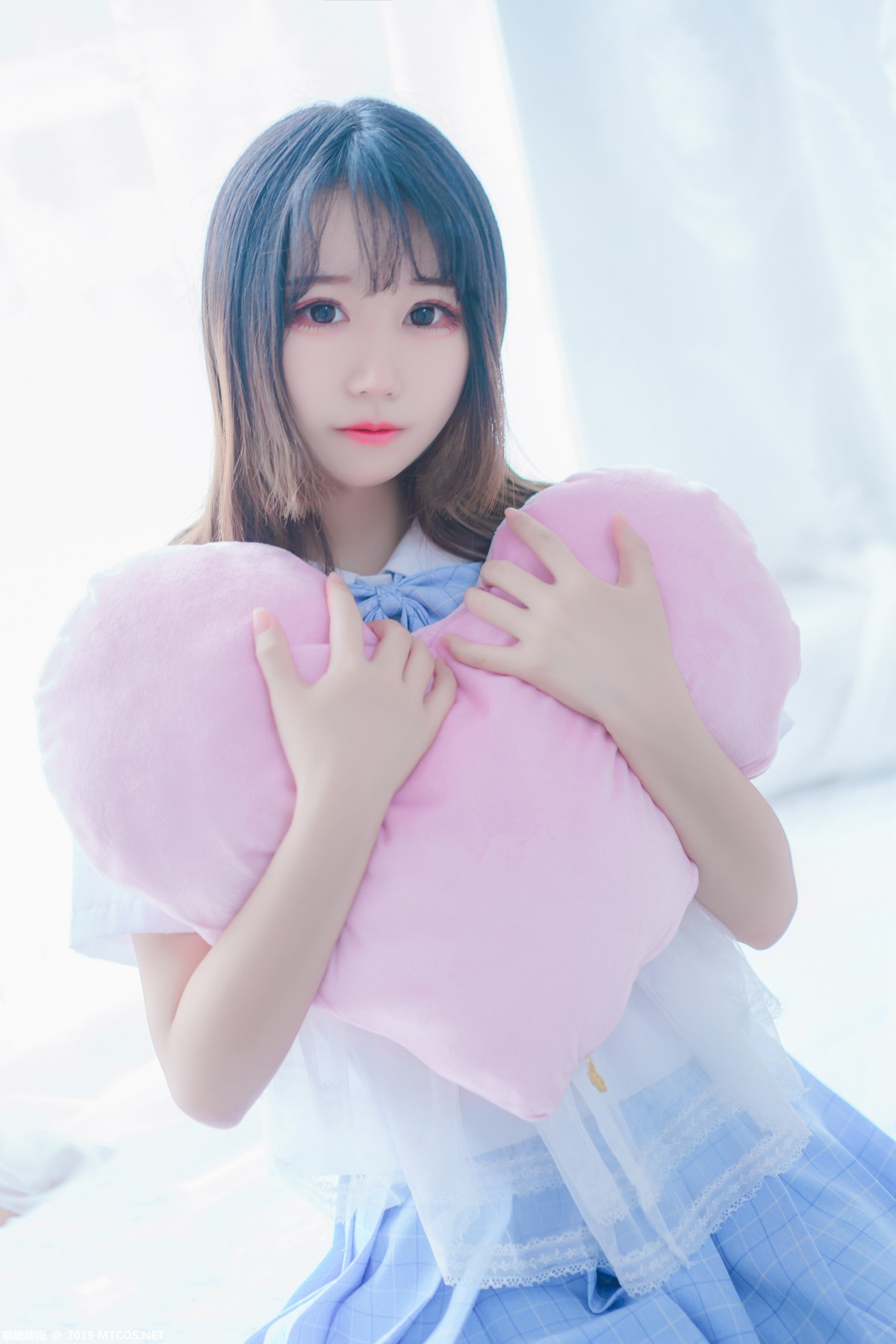 [喵糖映画]VOL.019 蓝白梦幻少女 – COSPLAY