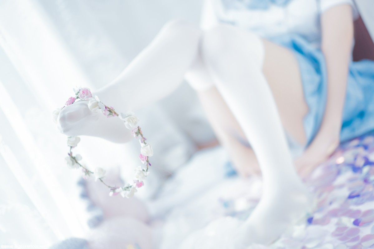 [喵糖映画]VOL.019 蓝白梦幻少女 – COSPLAY