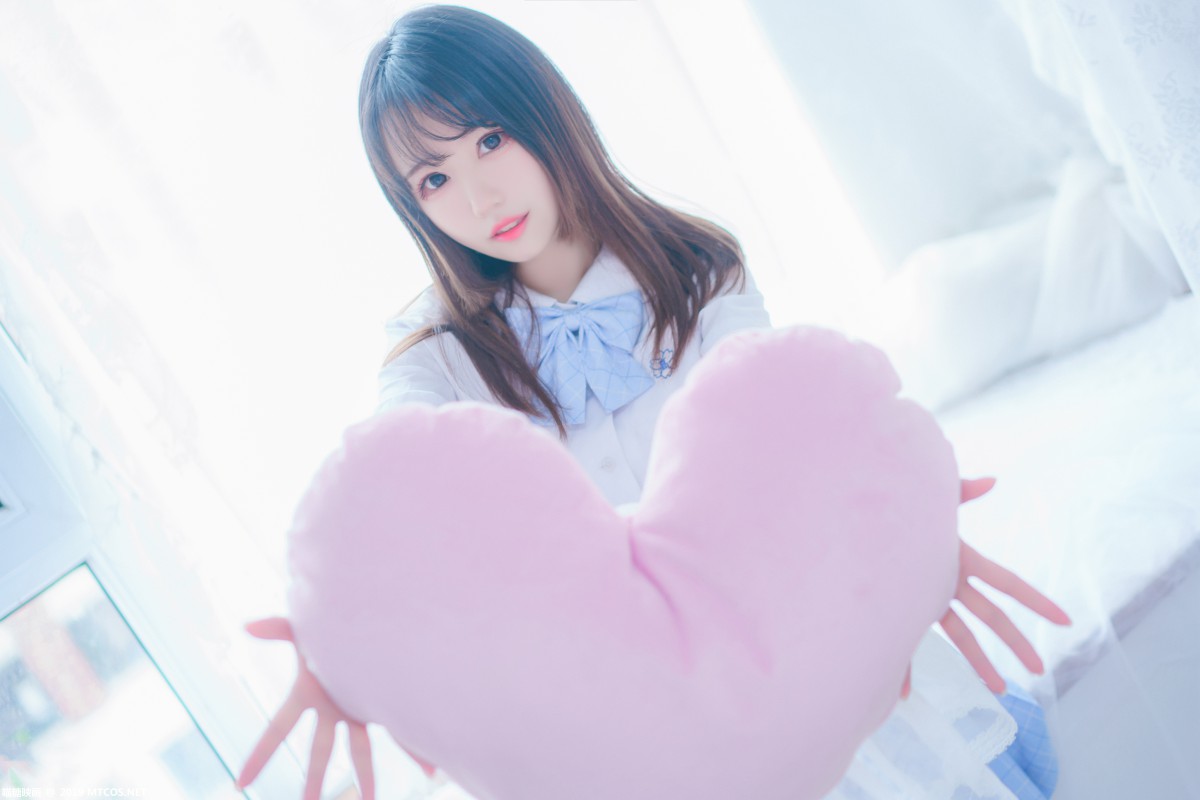 [喵糖映画]VOL.019 蓝白梦幻少女 – COSPLAY