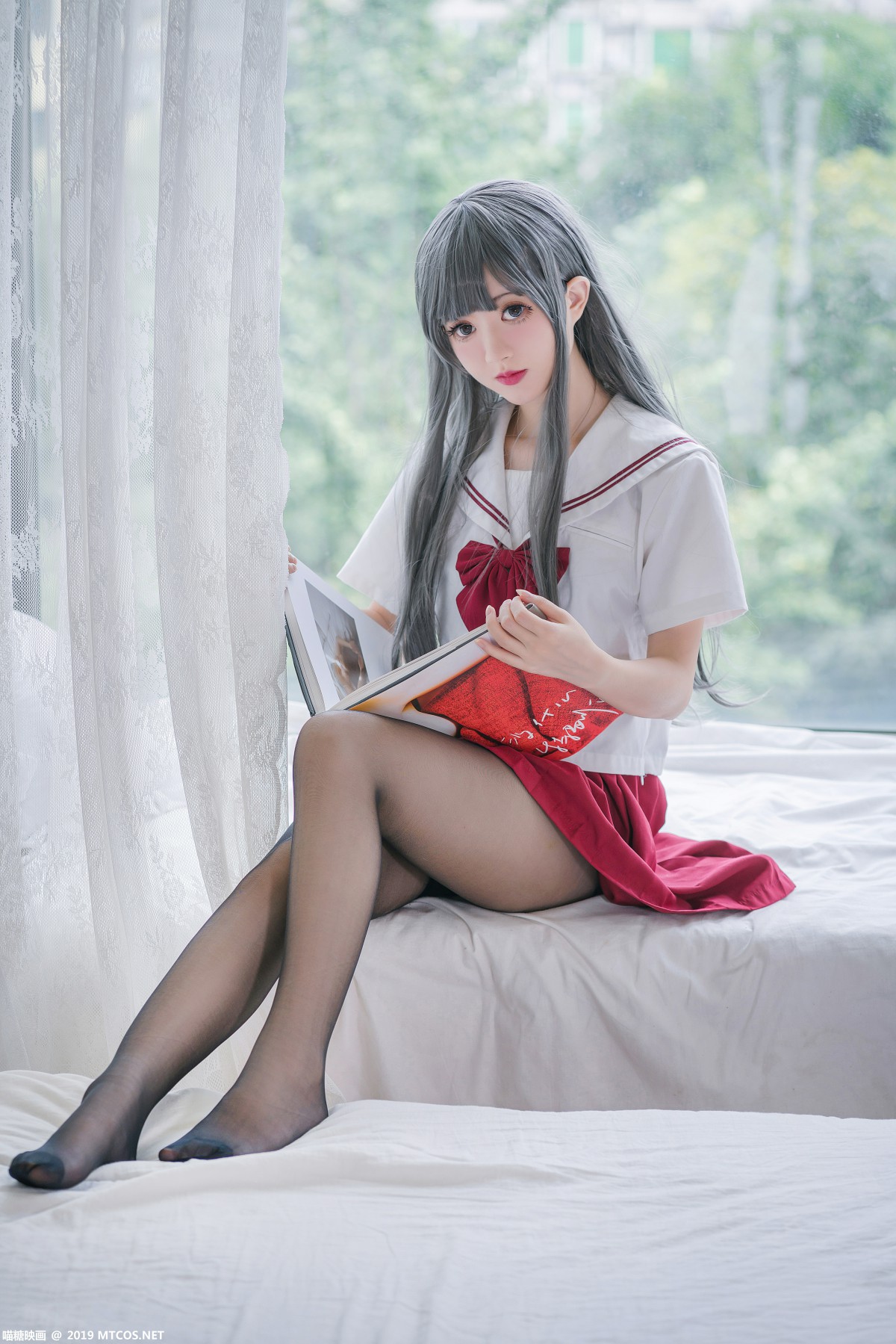 [喵糖映画]VOL.017 白发魔女 – COSPLAY