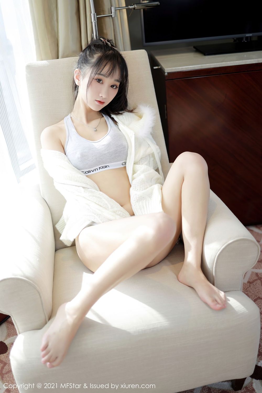 模范学院新人模特小果冻儿jelly苗条身姿运动内衣系列写真-御萝部落