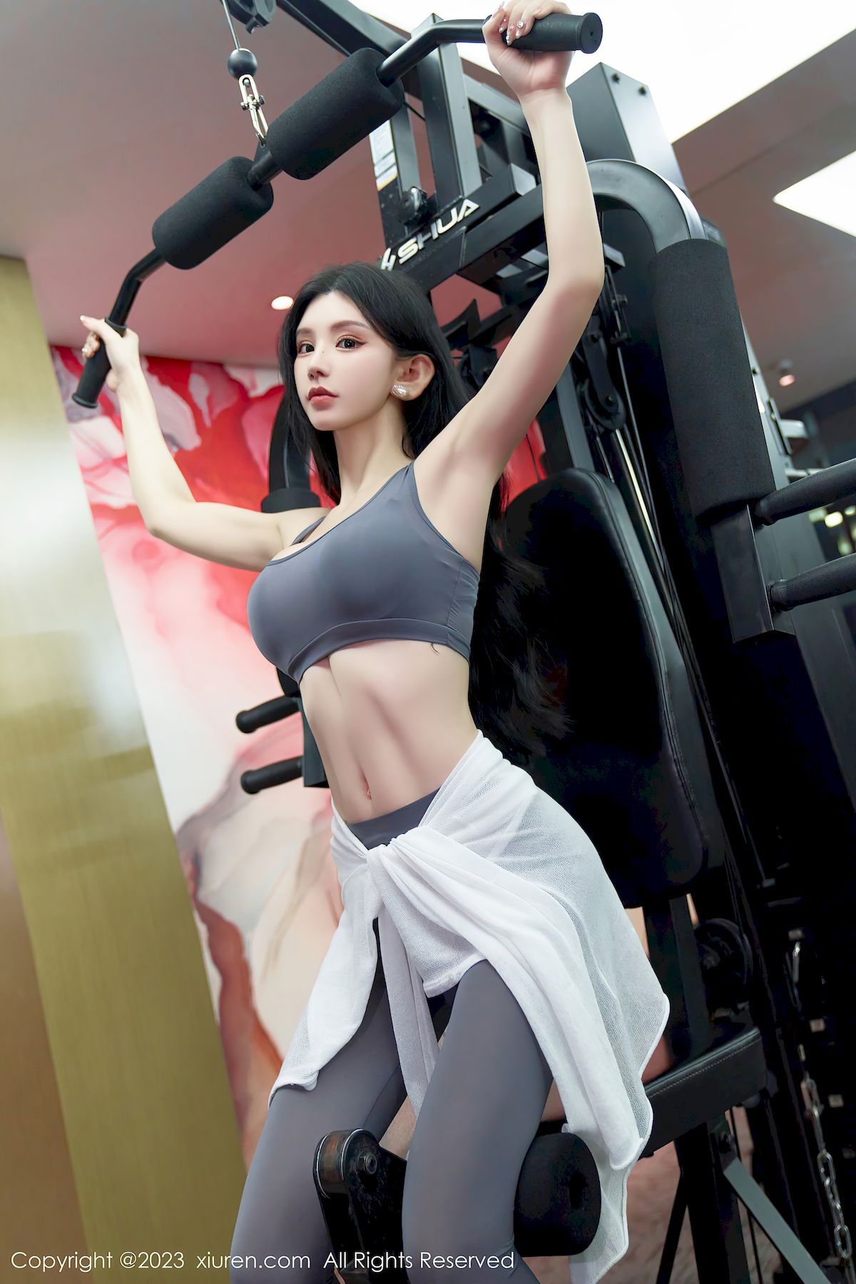 秀人网女神周于希Sally健身博主酒店一天主题泰国旅拍-御萝部落