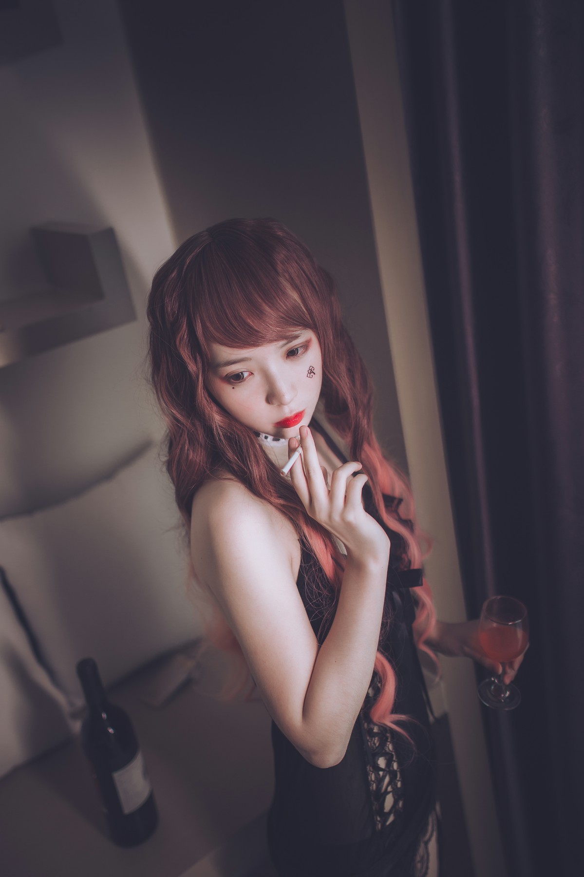 疯猫ss -黑色吊带袜 – COSPLAY