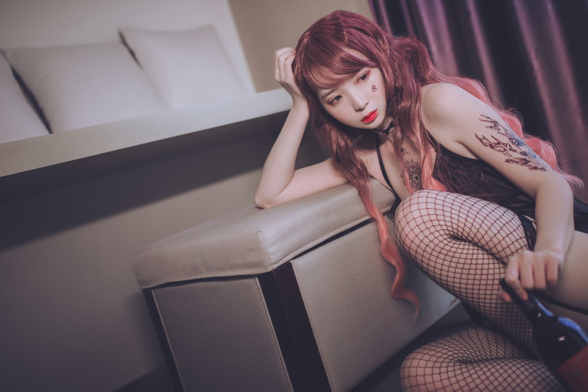 疯猫ss -黑色吊带袜 – COSPLAY