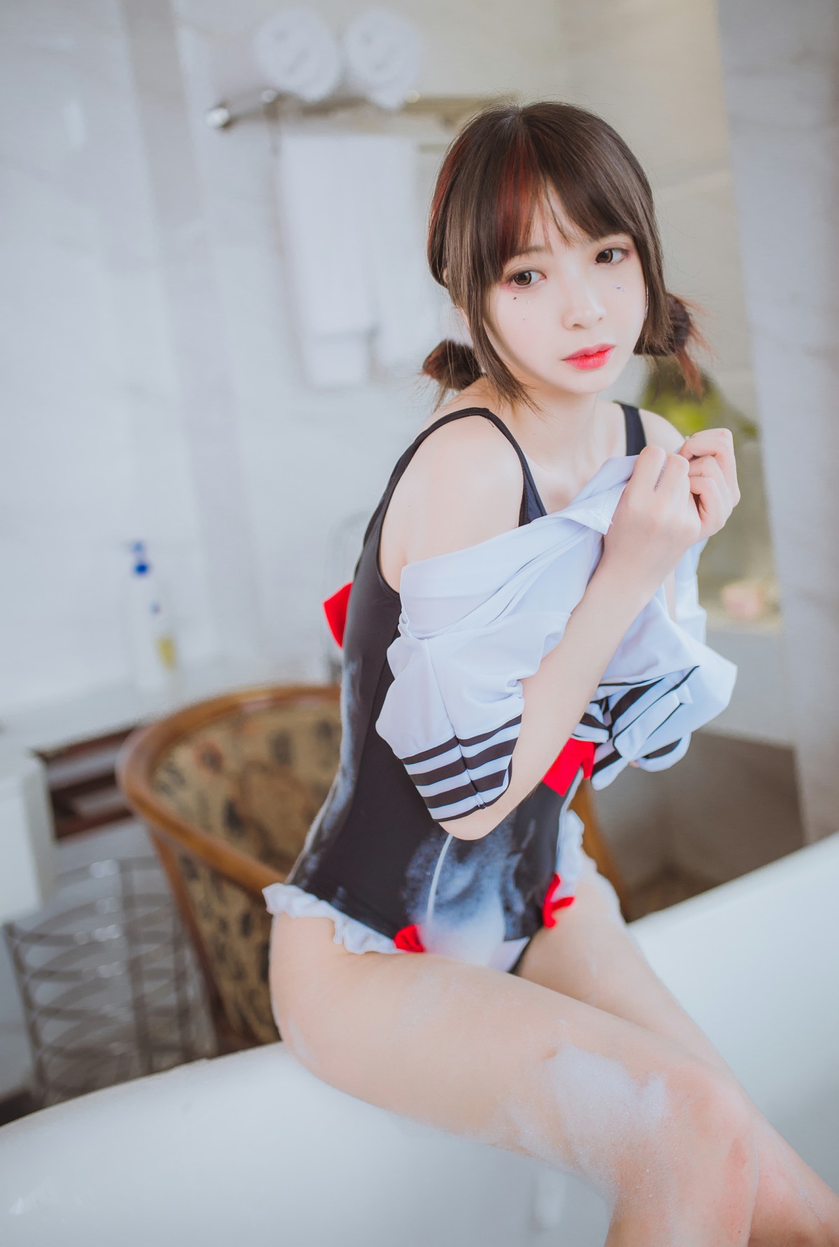 疯猫ss -浴缸 – COSPLAY