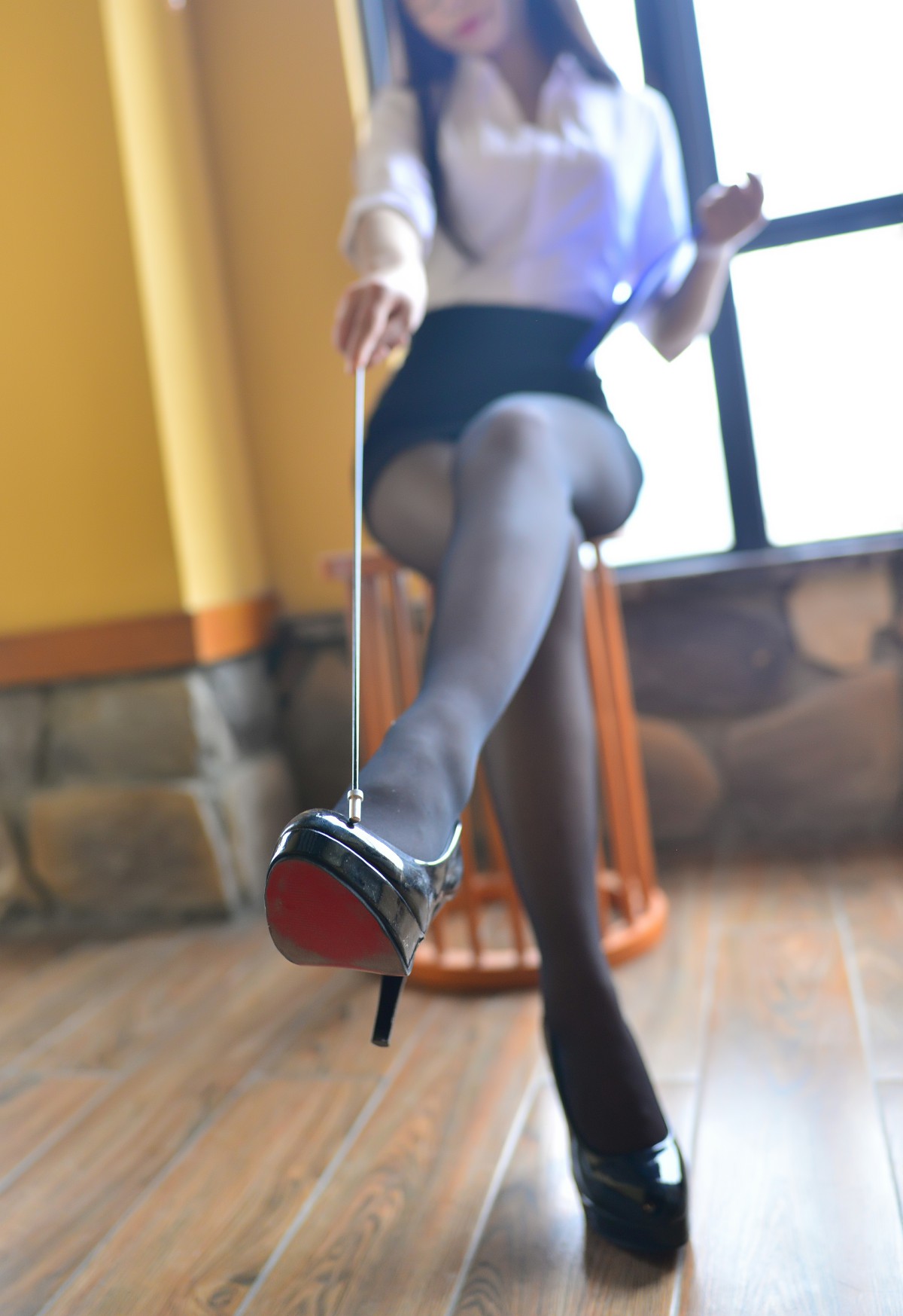 [Cosplay]雪琪 – 教师黑丝 – COSPLAY