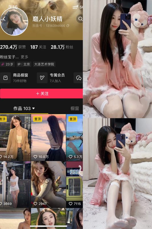 抖音 磨人小妖精 铁粉空间 NO.005期 【18P9V】最新至：2025.4.17-御萝部落